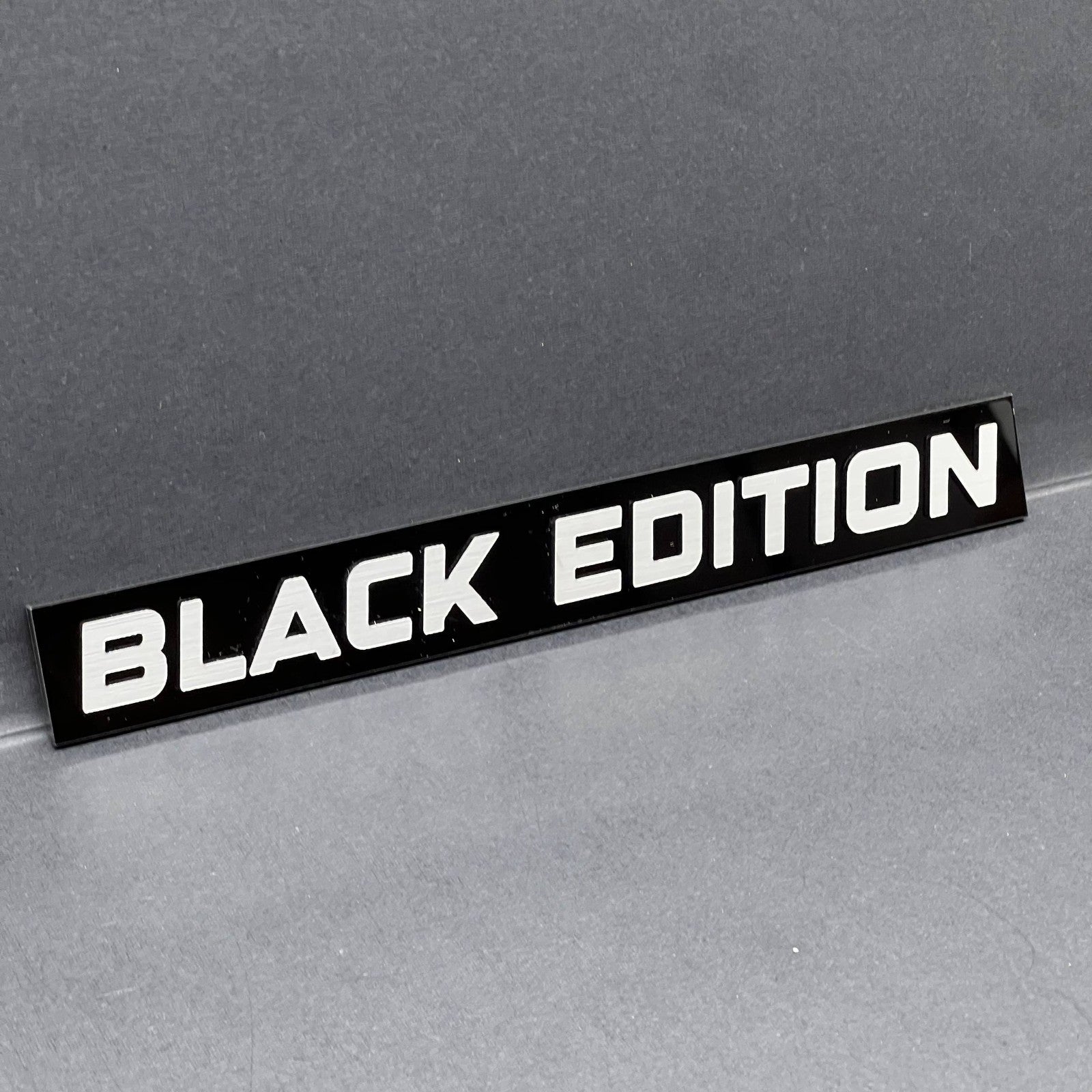 1PC Black Edition Emblem – Custom 3D Acrylic Multicolor Car & Fender Badge