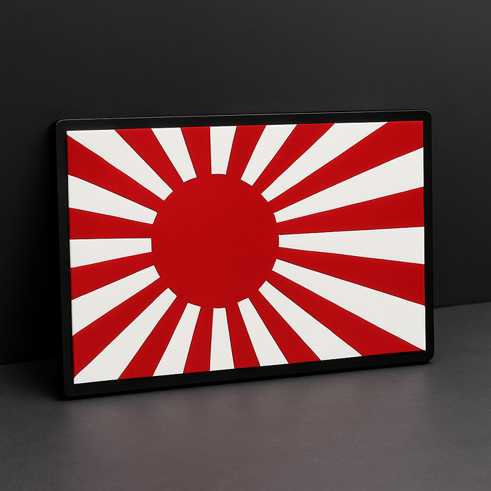 2pcs JAPANESE JAPAN Emblem Car Side Fender Grill Trunk Badge Sticker Decal