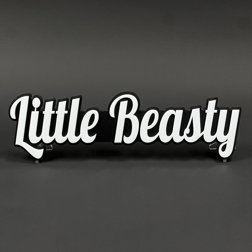 1PCS LITTLE BEASTY 3D Badge – Acrylic Fender Tailgate Car Truck Sticker Decal