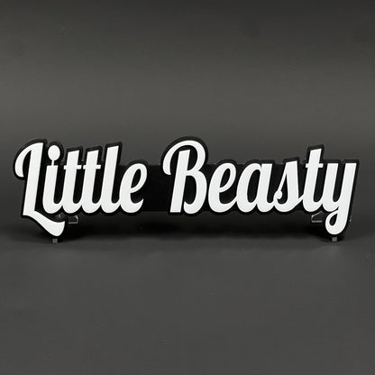 1PCS LITTLE BEASTY 3D Badge – Acrylic Fender Tailgate Car Truck Sticker Decal