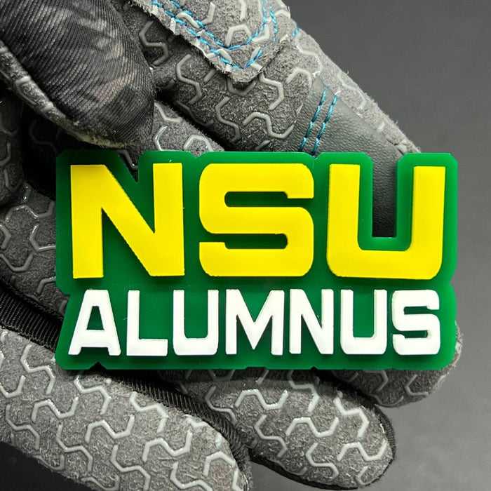 1PC NSU ALUMNUS 3D Acrylic Emblem Badge for Car SUV or Truck – Fender/Tailgate