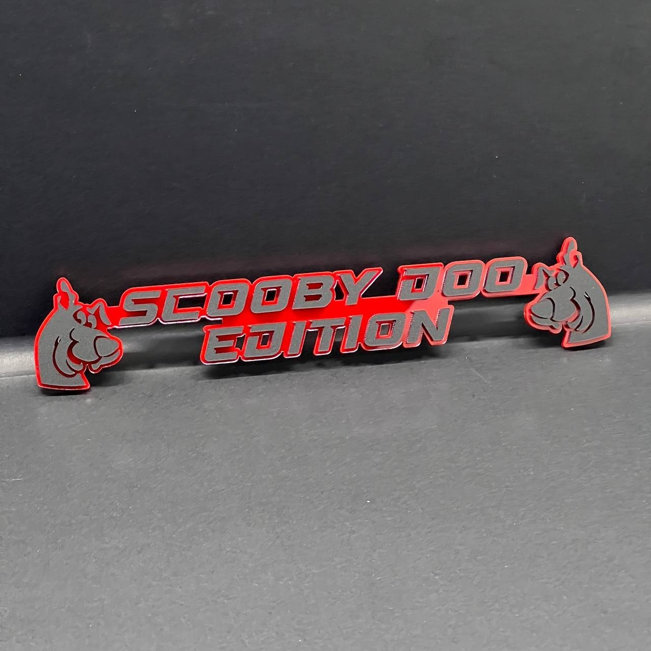 1pc Scooby Doo Edition Emblem 3D Car Badge Decal Sticker Multicolor Custom Look