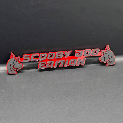 1pc Scooby Doo Edition Emblem 3D Car Badge Decal Sticker Multicolor Custom Look