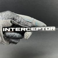 1PC INTERCEPTOR Emblem Custom Fender or Tailgate Badge for Car, SUV, or Truck