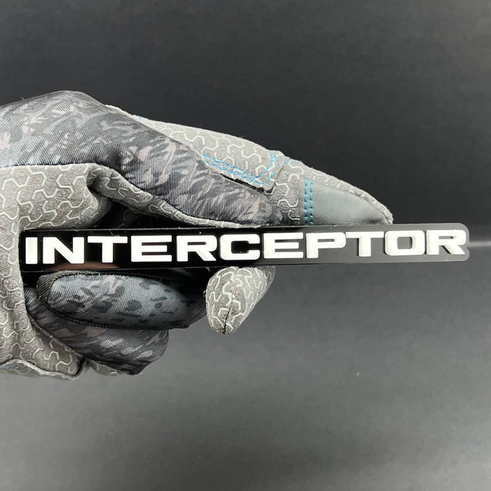 1PC INTERCEPTOR Emblem Custom Fender or Tailgate Badge for Car, SUV, or Truck