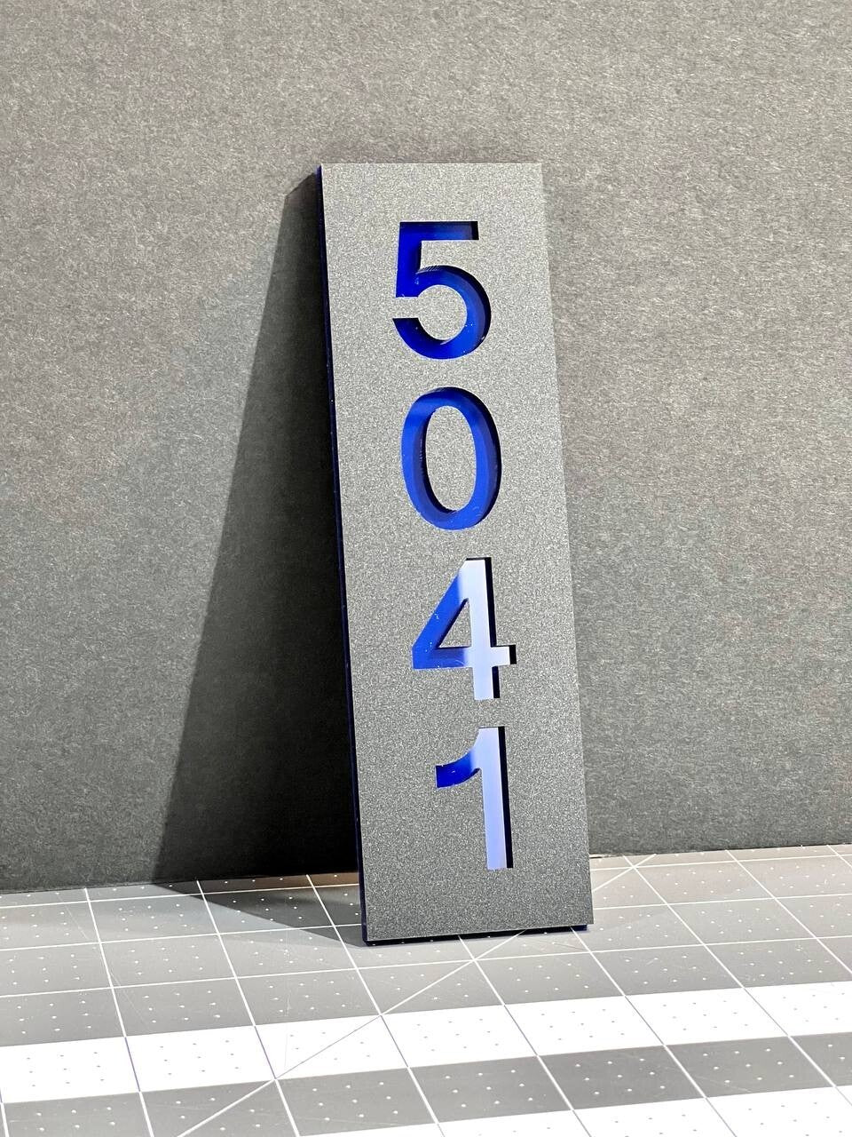 Personalized House Numbers – Laser Cut Door Sign for Home Address