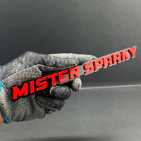 1PC MISTER SPARKY 3D Emblem – Custom Acrylic Car Fender Trunk Tailgate Sticker