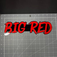 1pcs BIG RED 3D Emblem Badge Multicolor Acrylic Custom Car Fender Tailgate Decal