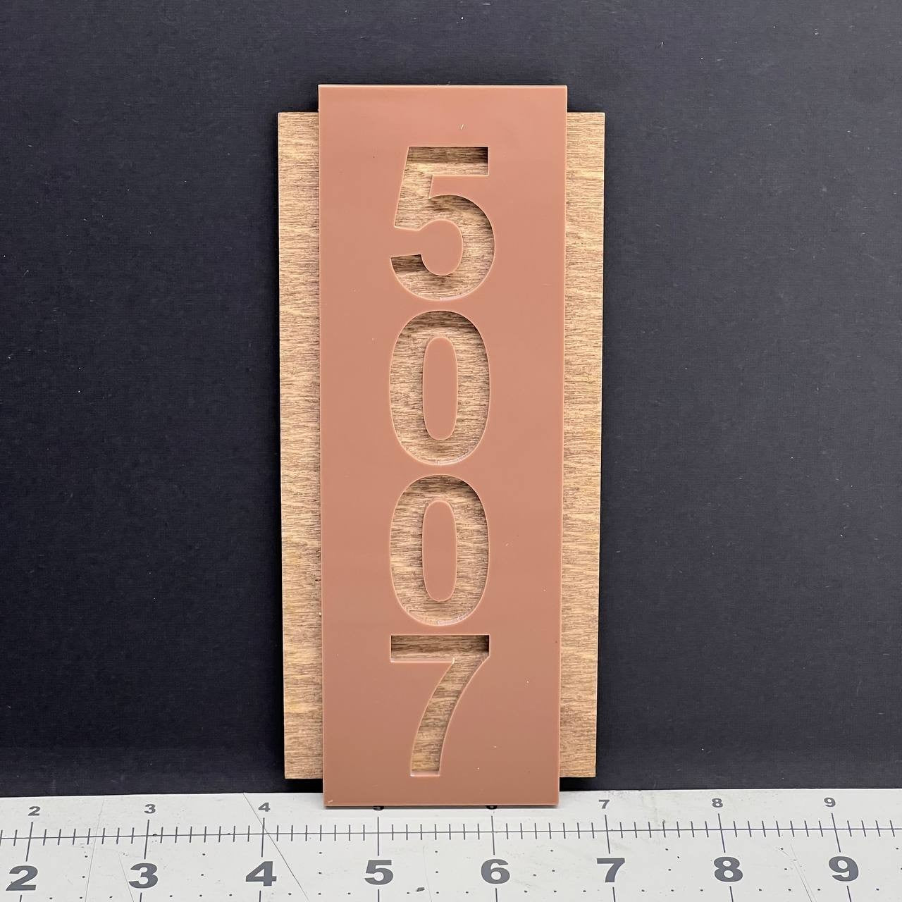 Hotel Room Number Sign – Wood & Acrylic Apartment Door Signage Custom