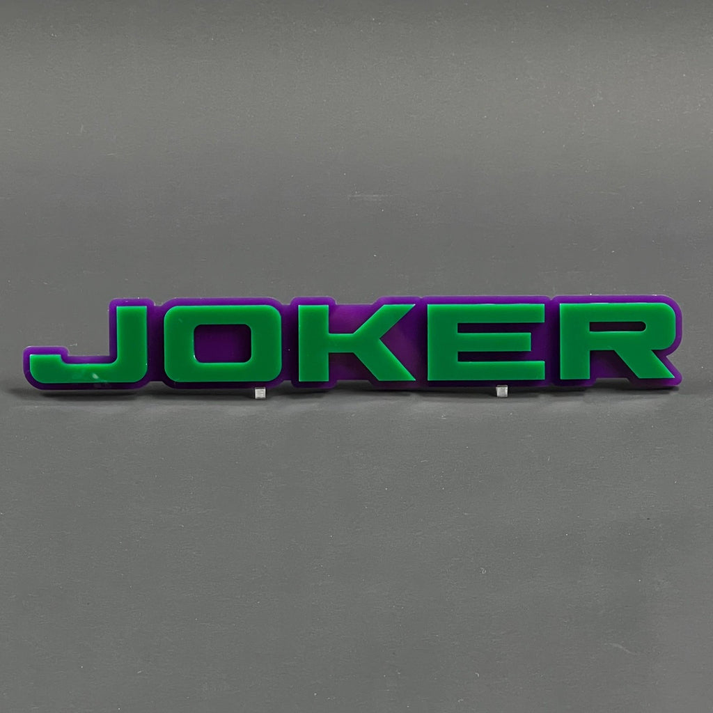 1PCS JOKER Emblem Badge – 3D Acrylic Car Truck Fender Tailgate Trunk Decal