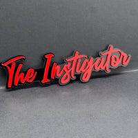 1PC THE Instigator Emblem – 3D Acrylic Multicolor Car Truck SUV Tailgate Badge