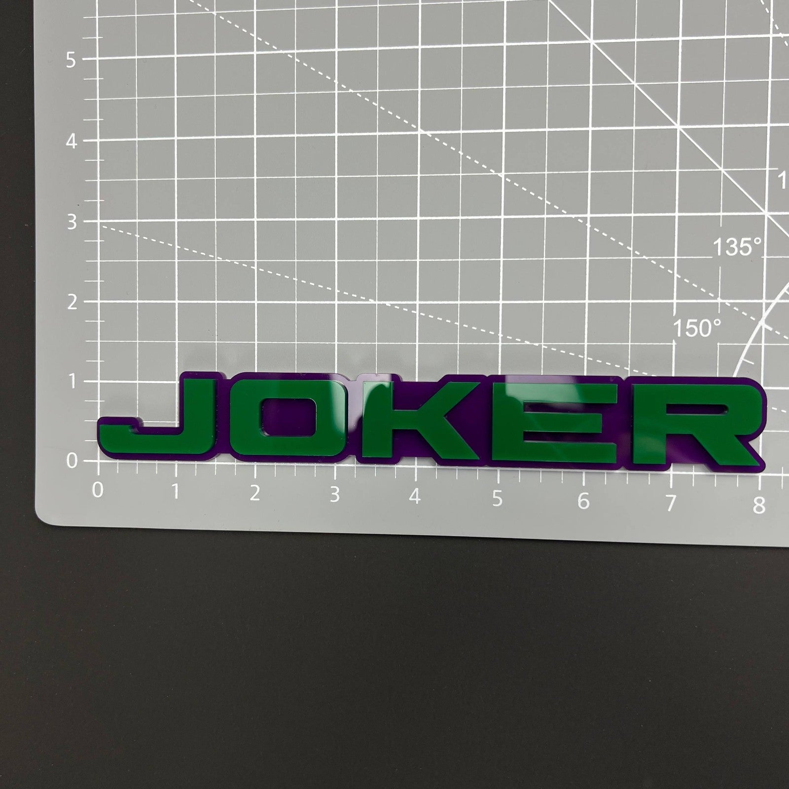 1PCS JOKER Emblem Badge – 3D Acrylic Car Truck Fender Tailgate Trunk Decal