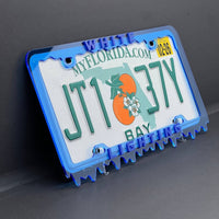 WHITE LIGHTING License Plate Frame Cover – Car Tag Frame for Truck SUV Car