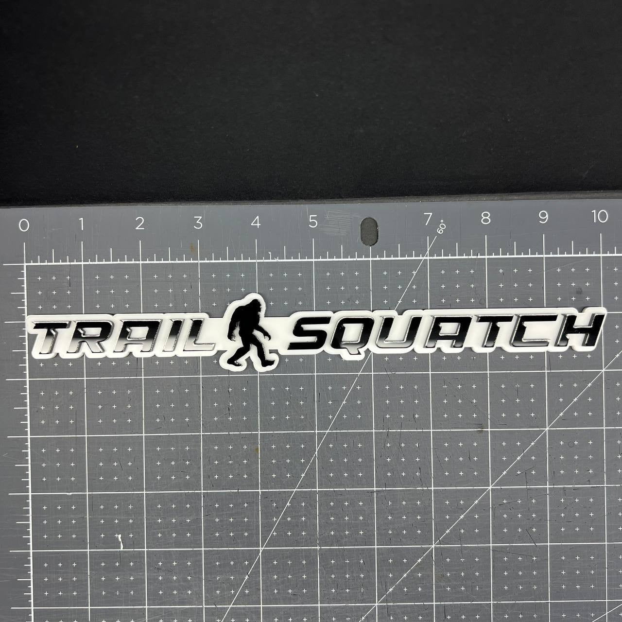 1PC Sasquatch Trail Emblem Durable Multicolor Acrylic Car Truck Fender Tailgate