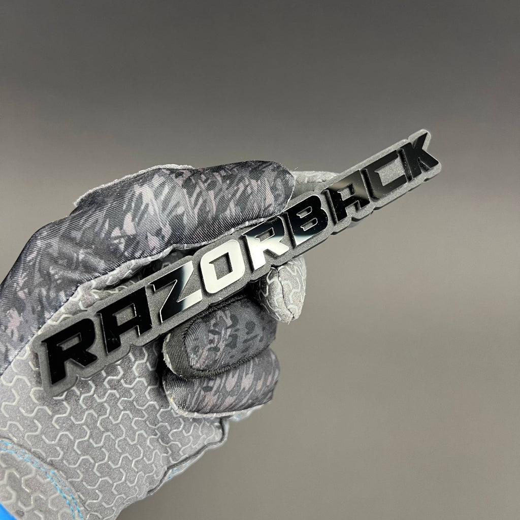 1PC RAZORBACK 3D Emblem Badge – Acrylic Fender Trunk Car Truck Decal