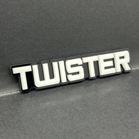 1x TWISTER 3D Acrylic Emblem – Custom Multicolor Car, Truck & SUV Exterior Badge