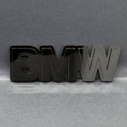 1PC BMW 3D Lettering Emblem – Exterior Badge Decal for Trunk, Fender, or Door