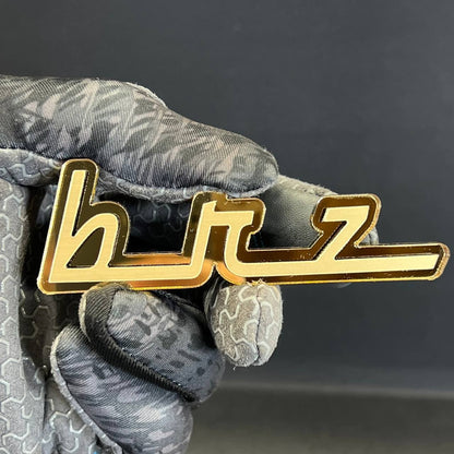 1PC BRZ Emblem – 3D Acrylic Fender or Trunk Badge for Subaru Models