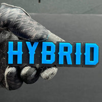 1pc HYBRID 3D Emblem – Custom Multicolor Acrylic Car Fender & Tailgate Badge