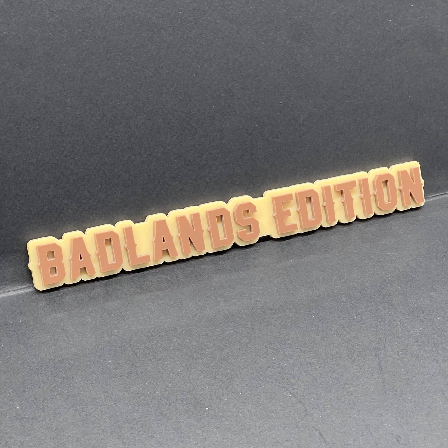 1pc BADLANDS EDITION Multicolor 3D Emblem Custom Acrylic Fender & Tailgate Badge