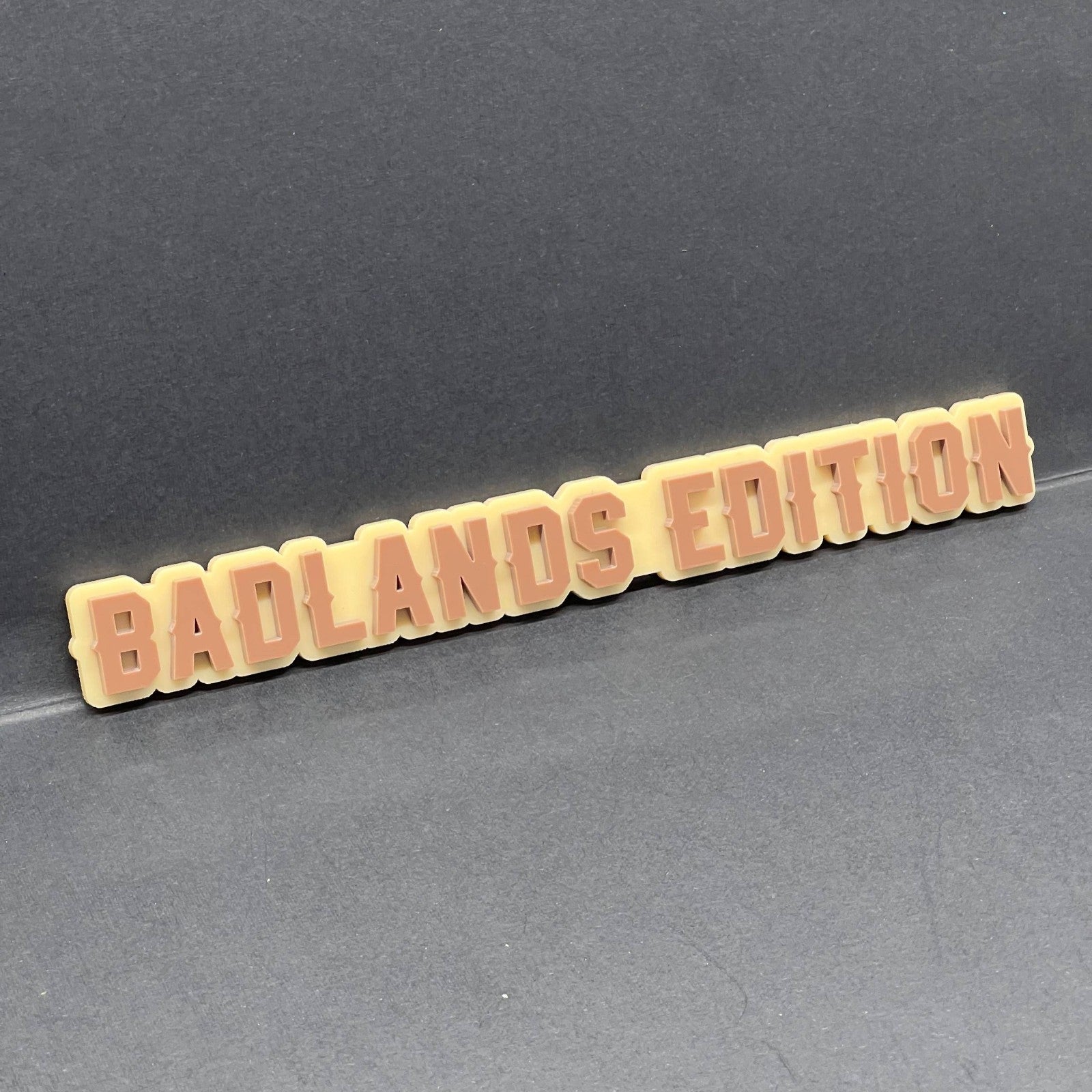 1pc BADLANDS EDITION Multicolor 3D Emblem Custom Acrylic Fender & Tailgate Badge