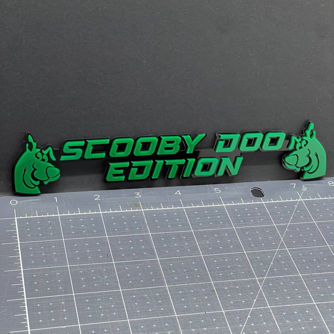 1x Scooby Doo Edition Emblem – 3D Multicolor Acrylic Car Badge Decal Sticker