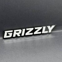 1PCS GRIZZLY Emblem – Custom 3D Multicolor Acrylic Car, Truck & SUV Badge