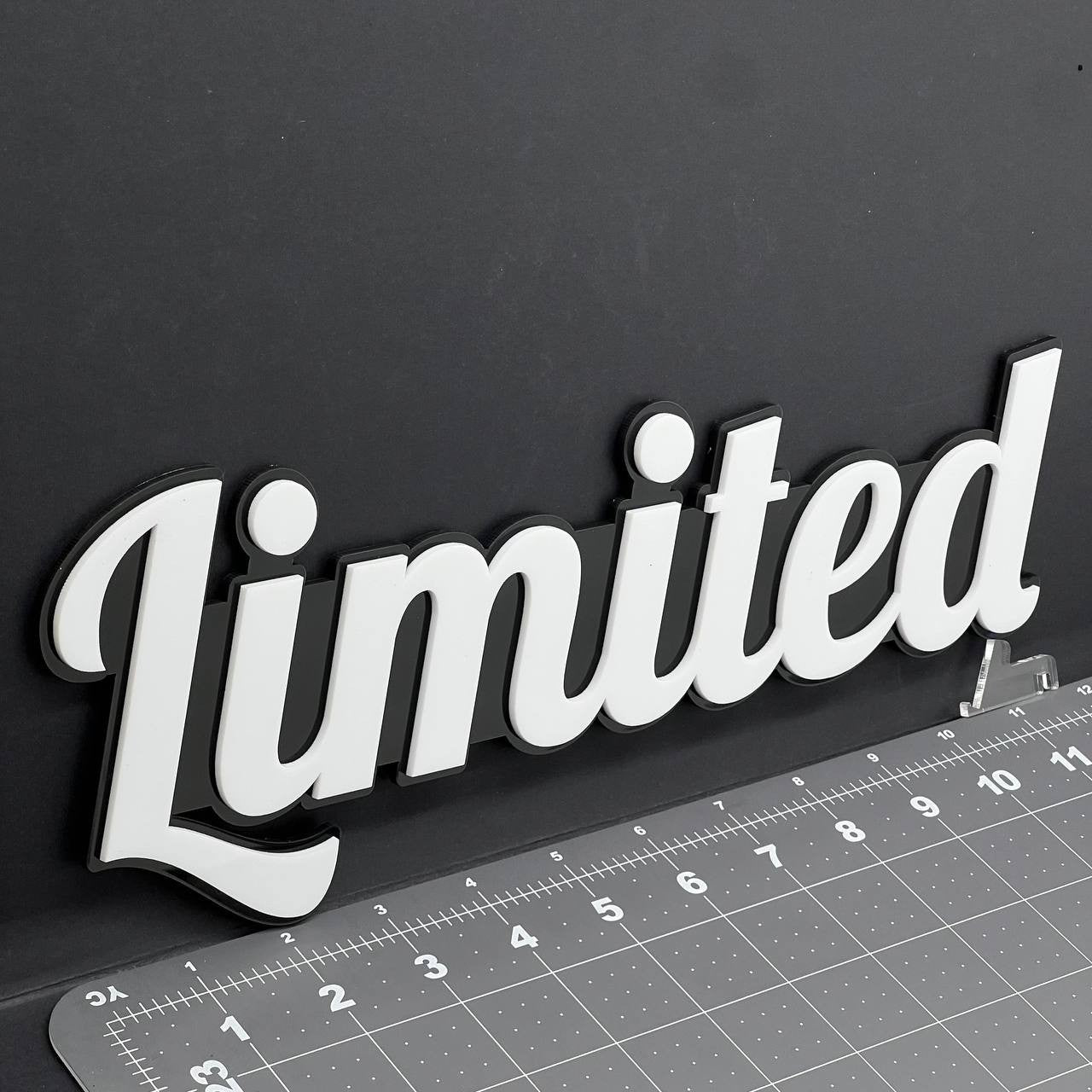 1PC LIMITED 3D Acrylic Emblem Badge for Car SUV or Truck – Fender/Tailgate