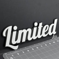 1PC LIMITED 3D Acrylic Emblem Badge for Car SUV or Truck – Fender/Tailgate