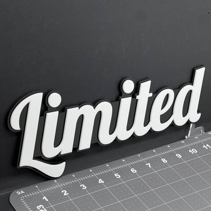1PC LIMITED 3D Acrylic Emblem Badge for Car SUV or Truck – Fender/Tailgate