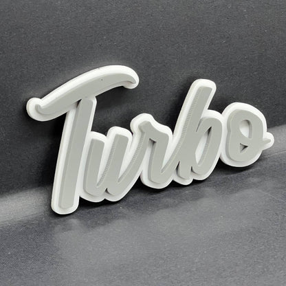 1pcs Turbo Emblem Fender Trunk Car Badge Sticker Decal