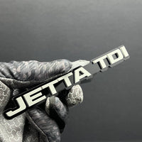 1PC Jetta TDI Emblem – 3D Acrylic Multicolor Car Truck SUV Tailgate Badge