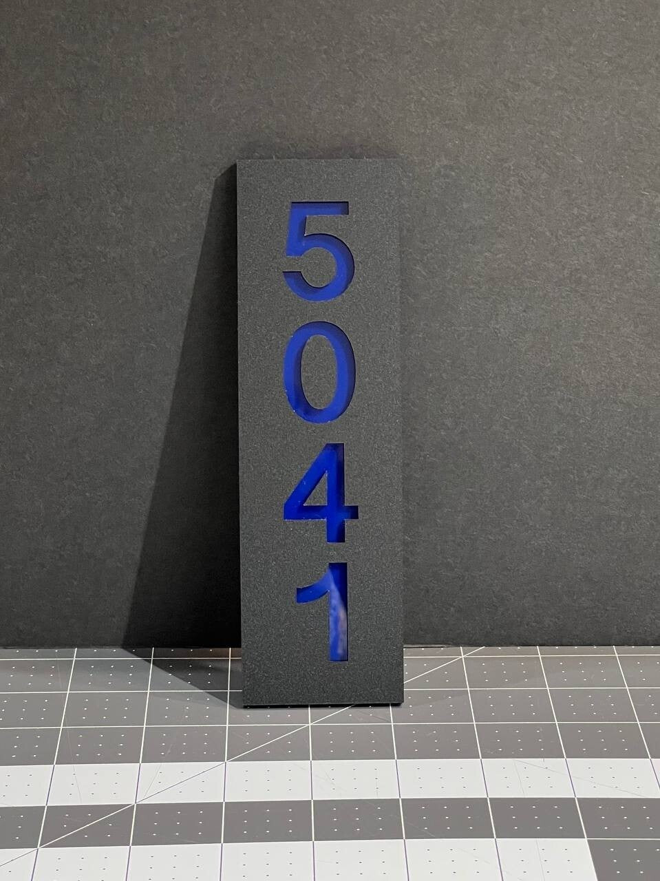 Personalized House Numbers – Laser Cut Door Sign for Home Address