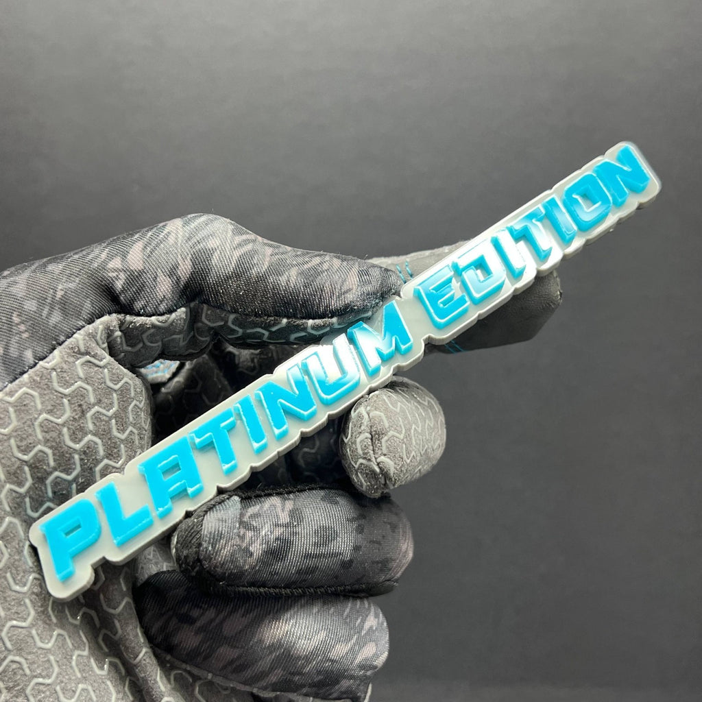 1PC PLATINUM Edition Emblem – Durable 3D Acrylic Fender & Trunk Badge