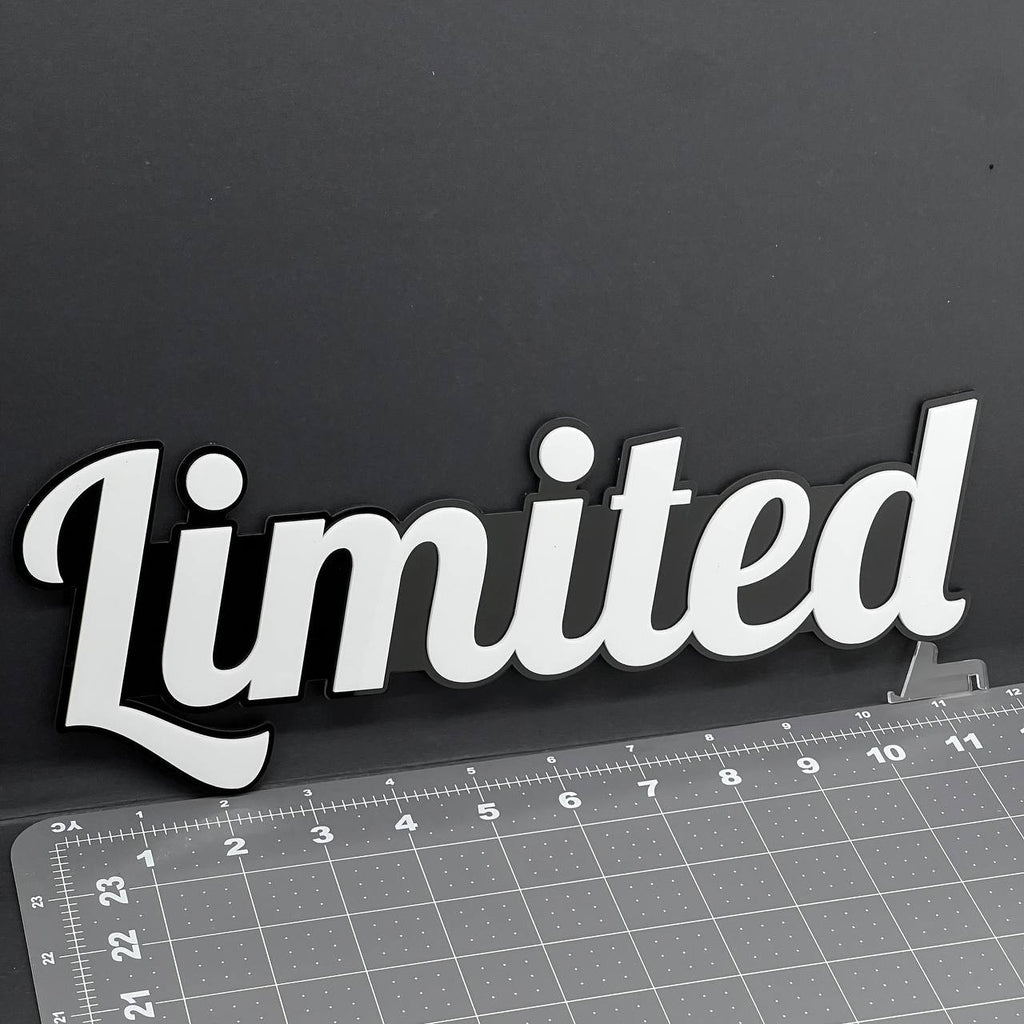 1PC LIMITED 3D Acrylic Emblem Badge for Car SUV or Truck – Fender/Tailgate