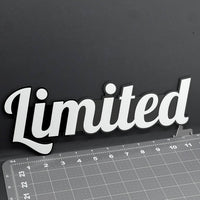 1PC LIMITED 3D Acrylic Emblem Badge for Car SUV or Truck – Fender/Tailgate