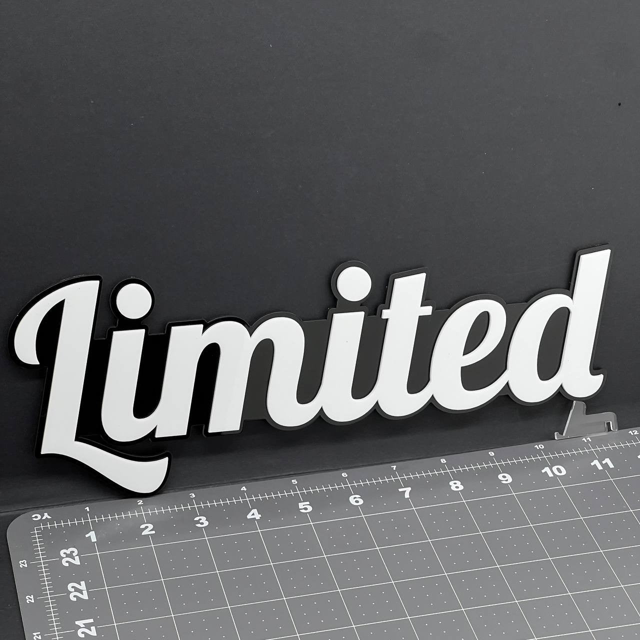 1PC LIMITED 3D Acrylic Emblem Badge for Car SUV or Truck – Fender/Tailgate