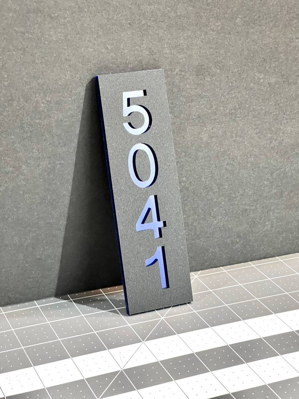 Personalized House Numbers – Laser Cut Door Sign for Home Address