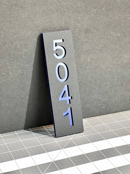 Personalized House Numbers – Laser Cut Door Sign for Home Address