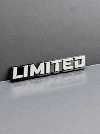 LIMITED Emblem Car/Truck, (2) BADGES, Fender Emblem  Agressive Raging