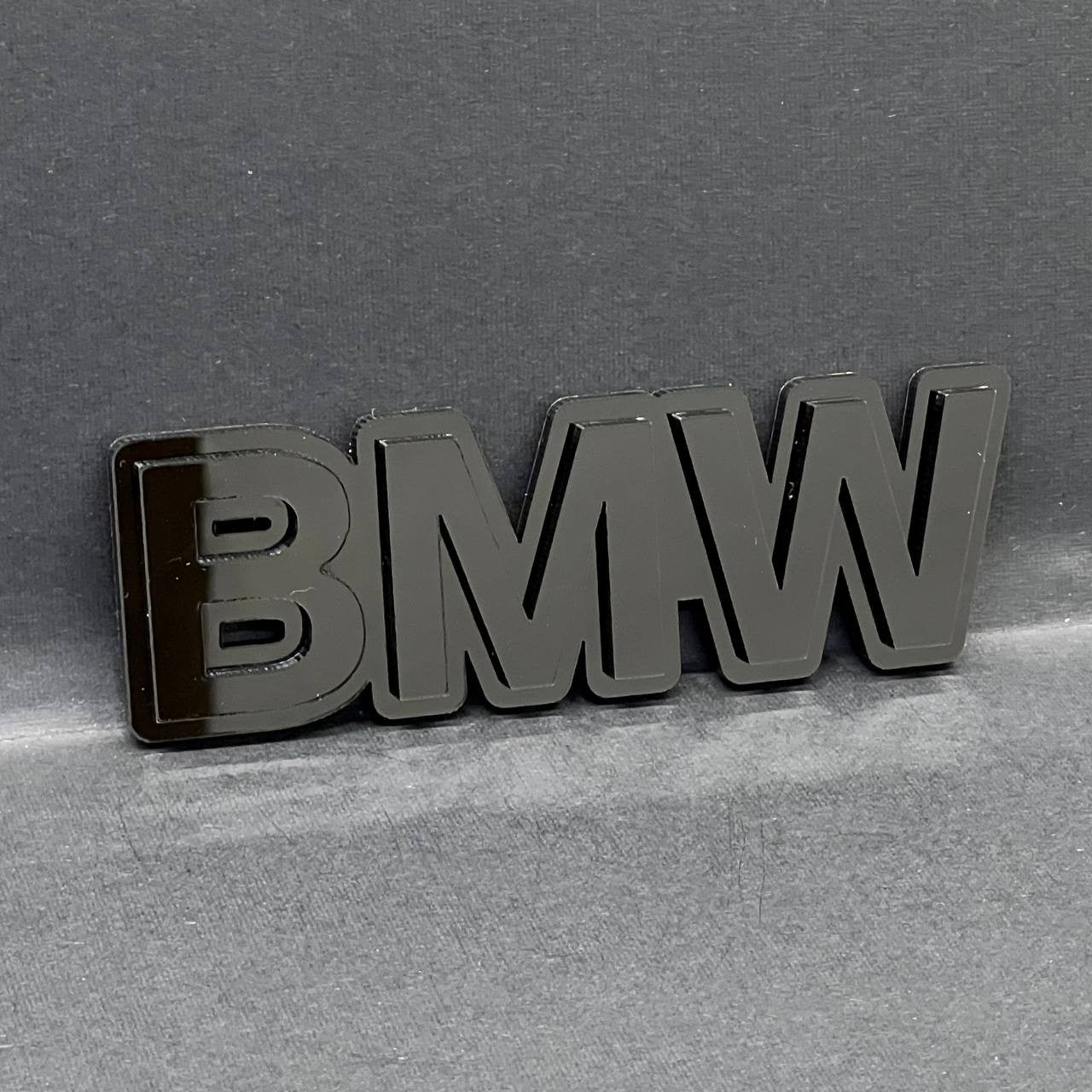 1PC BMW 3D Lettering Emblem – Exterior Badge Decal for Trunk, Fender, or Door