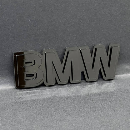 1PC BMW 3D Lettering Emblem – Exterior Badge Decal for Trunk, Fender, or Door