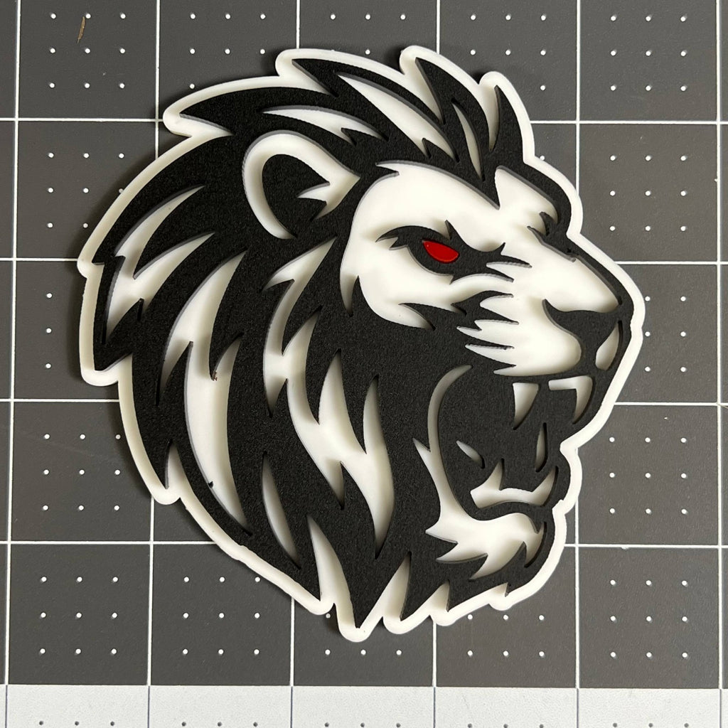 1PCS LION 3D Emblem Custom Badge Sticker for Car SUV TRUCK