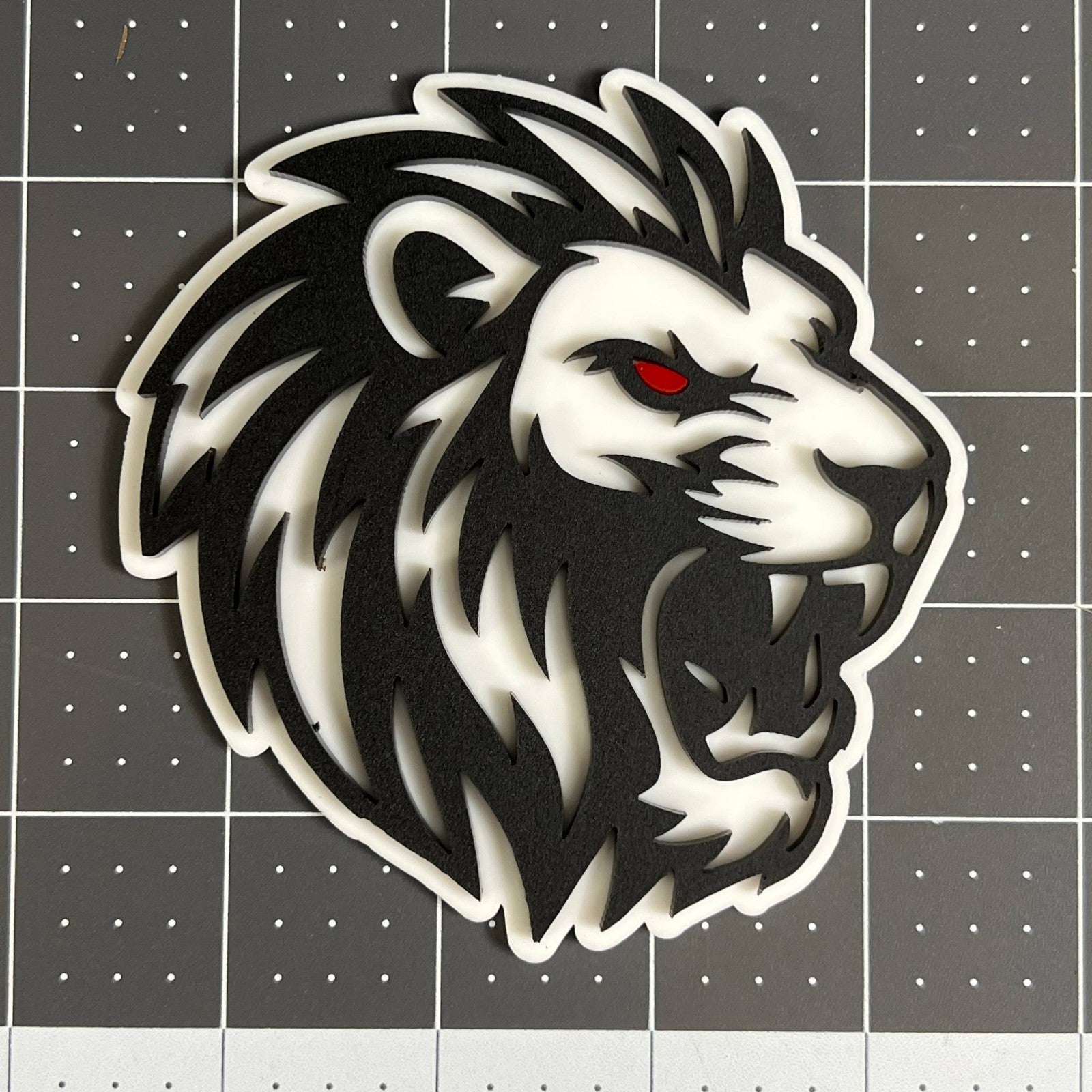1PCS LION 3D Emblem Custom Badge Sticker for Car SUV TRUCK