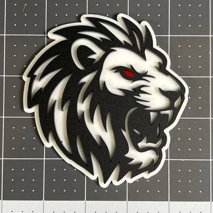 1PCS LION 3D Emblem Custom Badge Sticker for Car SUV TRUCK
