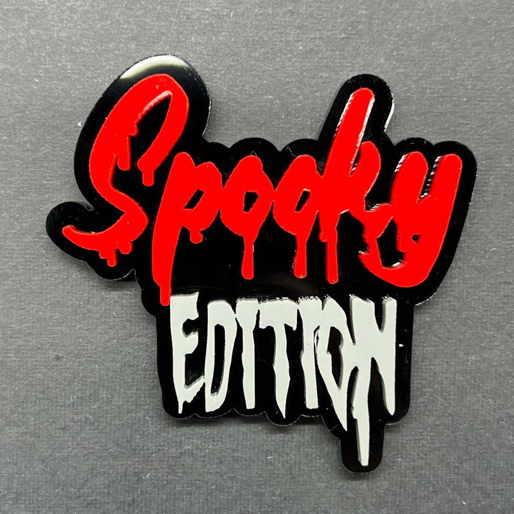 1PC Spooky Edition Emblem – Durable 3D Multicolor Acrylic Tailgate Badge
