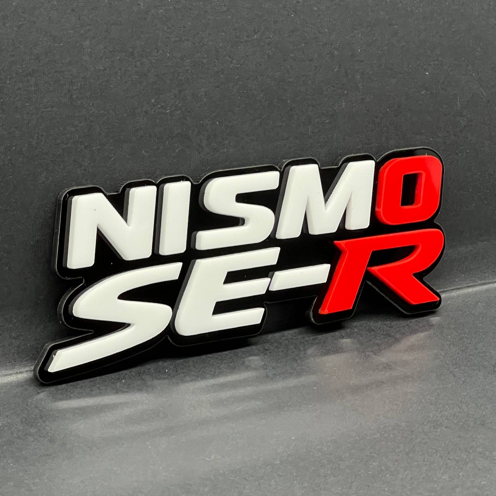 1pcs NISMO SE-R Multicolor 3D Car Emblem – Durable Acrylic Fender & Trunk Decal