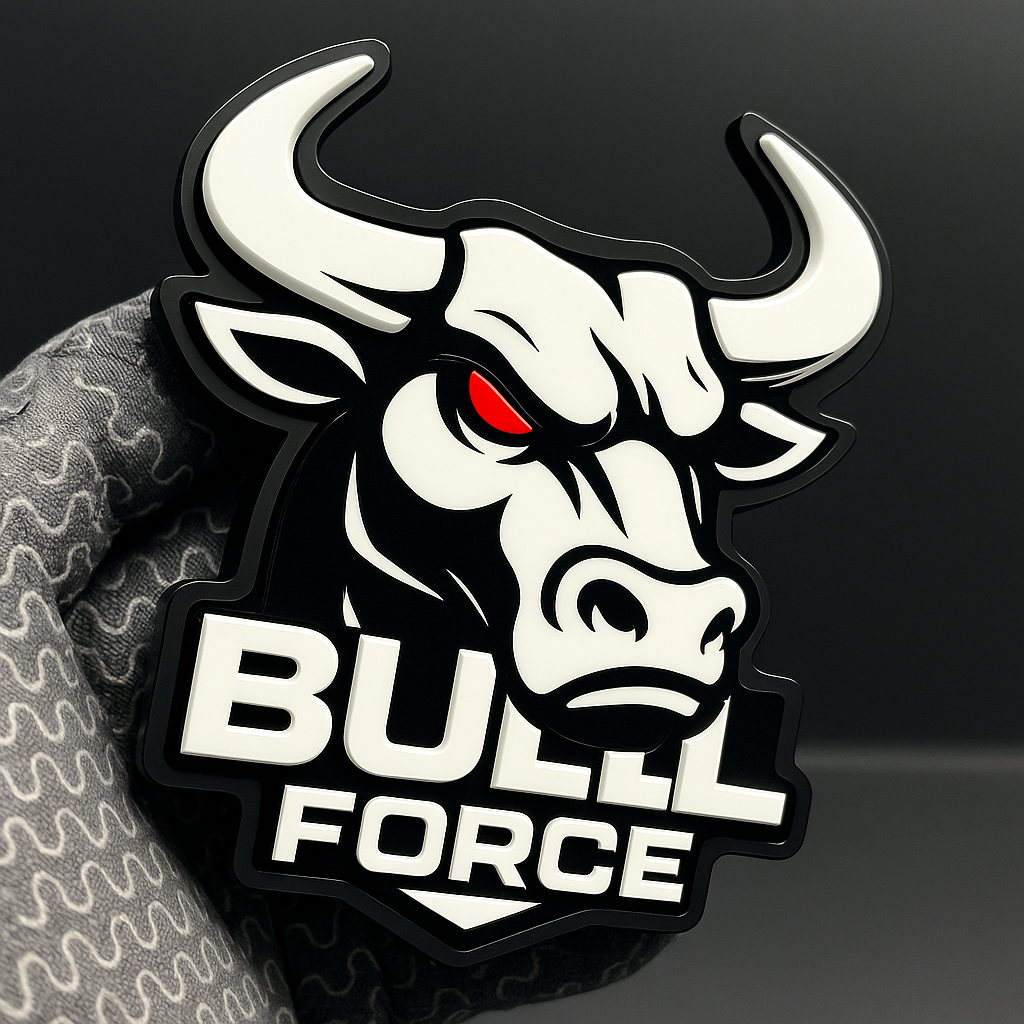 1pcs BULL Emblem Badges Car Truck Fender Angry Agressive