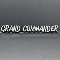 1PC GRAND COMMANDER 3D Emblem – Multicolor Acrylic Tailgate & Fender Badge