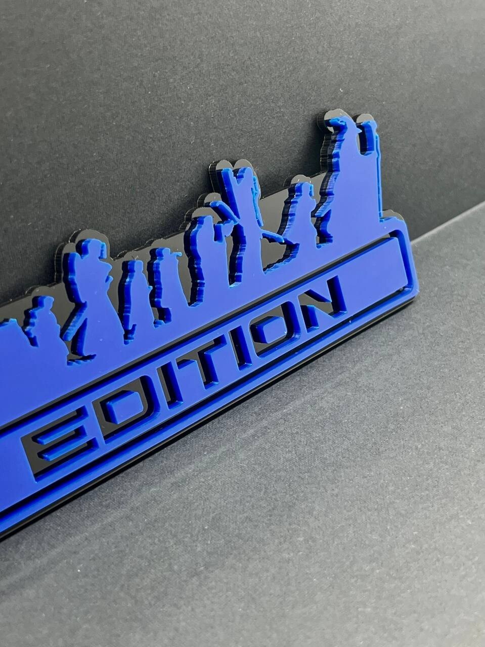 1PC LOTR Blue Edition Emblem Car Badges Badass 3D Sticker LOTR  Decal Multicolor